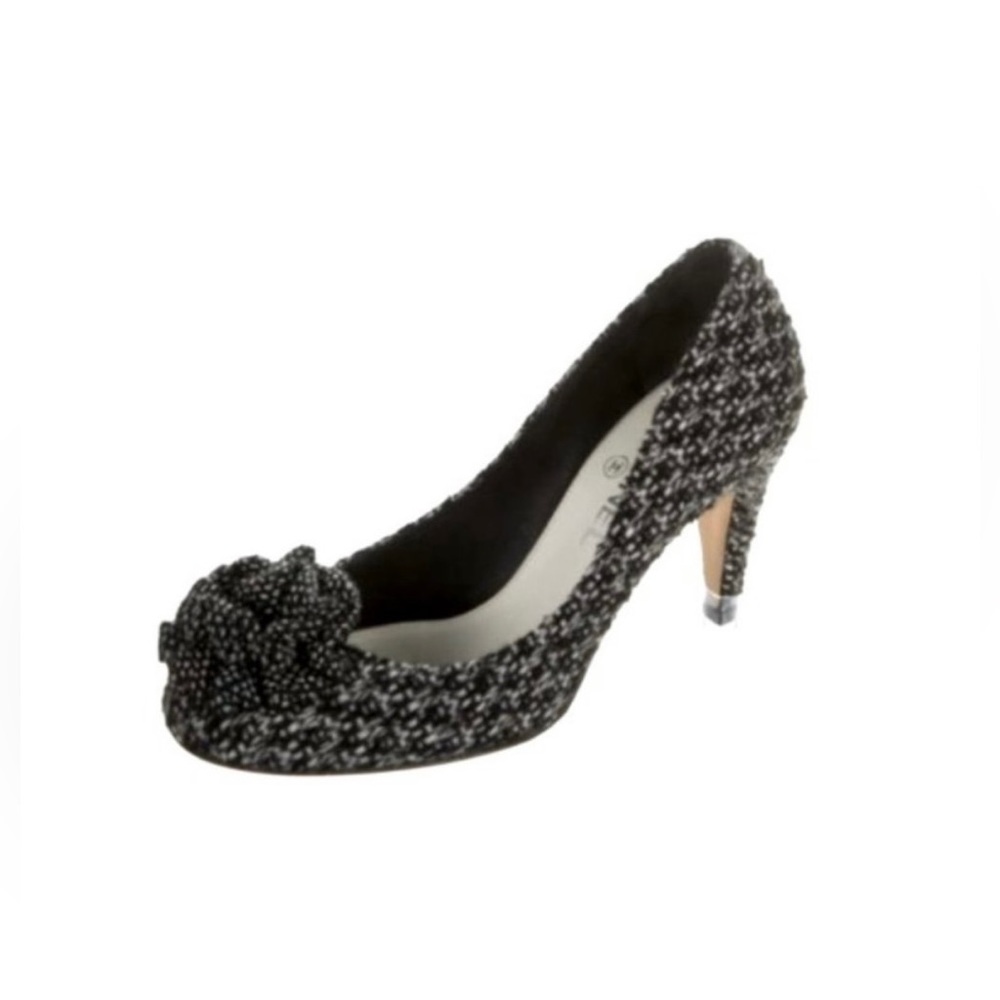 CHANEL Camellia Pumps Size 9